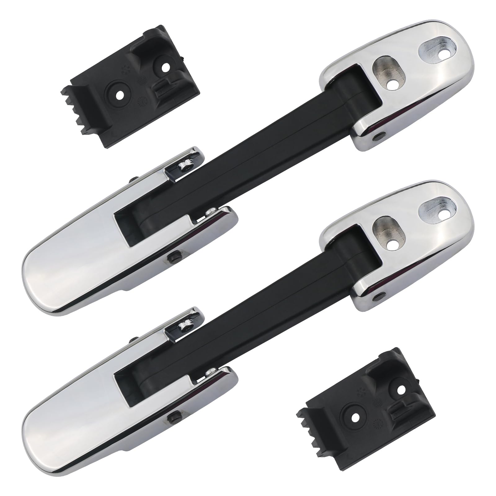 Amazon.com: Hood Latch Strap w/Catch Bracket Chrome Compatible